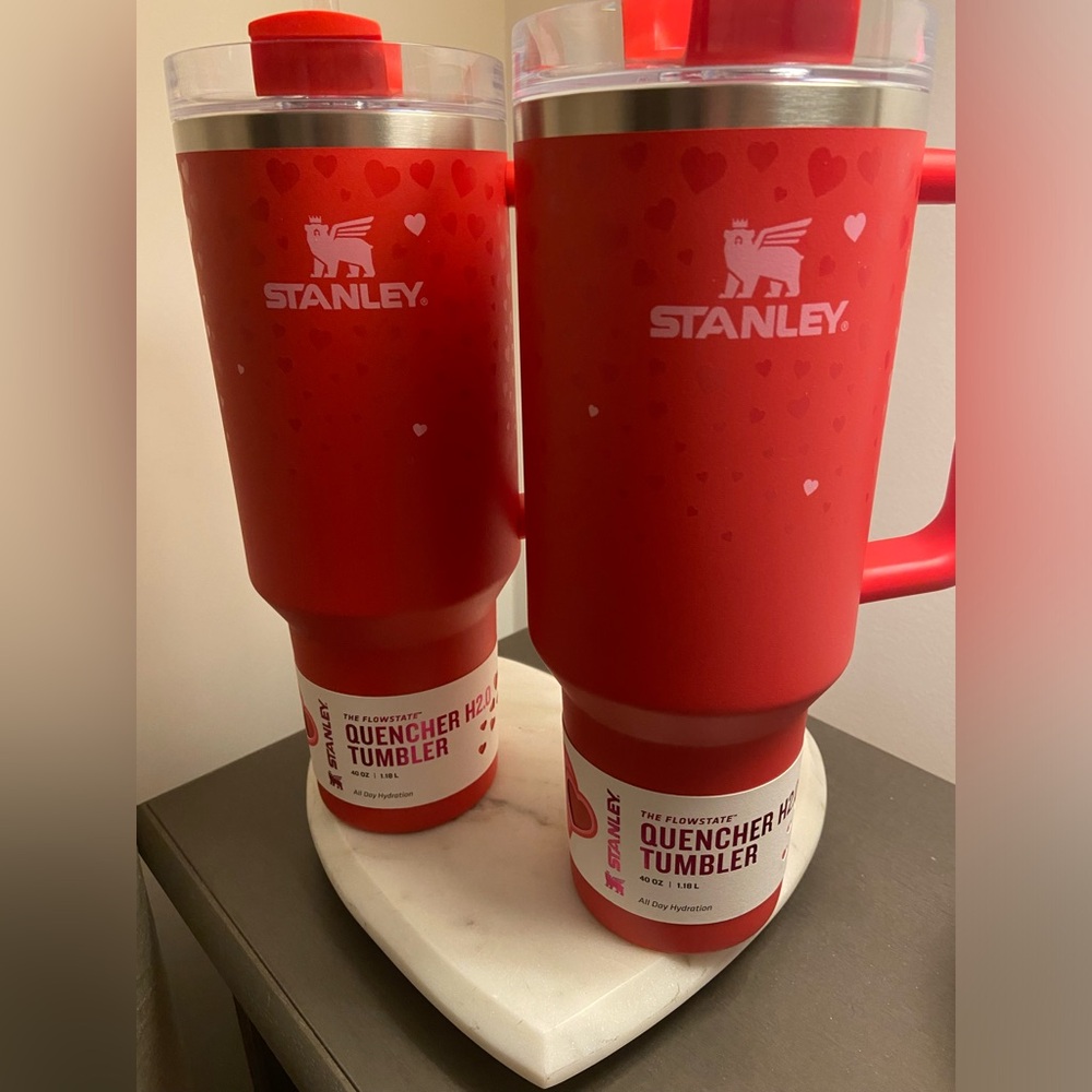 Stanley Target exclusive Red 40oz Sweet Hearts tumbler